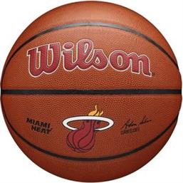 ΜΠΑΛΑ NBA TEAM ALLIANCE MIAMI HEAT ΠΟΡΤΟΚΑΛΙ (7) WILSON από το PLUS4U
