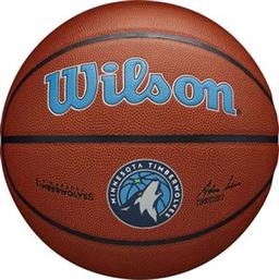 ΜΠΑΛΑ NBA TEAM ALLIANCE MINNESOTA TIMBERWOLVES ΠΟΡΤΟΚΑΛΙ (7) WILSON