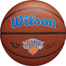 ΜΠΑΛΑ NBA TEAM ALLIANCE NEW YORK KNICKS ΠΟΡΤΟΚΑΛΙ (7) WILSON