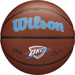 ΜΠΑΛΑ NBA TEAM ALLIANCE OKLAHOMA CITY THUNDER ΠΟΡΤΟΚΑΛΙ (7) WILSON από το PLUS4U