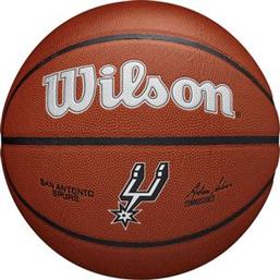 ΜΠΑΛΑ NBA TEAM ALLIANCE SAN ANTONIO SPURS ΠΟΡΤΟΚΑΛΙ (7) WILSON από το PLUS4U