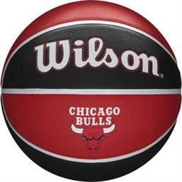 ΜΠΑΛΑ NBA TEAM TRIBUTE CHICAGO BULLS ΚΟΚΚΙΝΟ / ΜΑΥΡΟ (7) WILSON από το PLUS4U