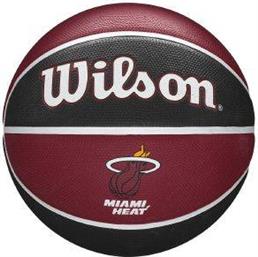 ΜΠΑΛΑ NBA TEAM TRIBUTE MIAMI HEAT ΚΟΚΚΙΝΟ/ΜΑΥΡΟ (7) WILSON