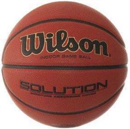 ΜΠΑΛΑ SOLUTION FIBA ΠΟΡΤΟΚΑΛΙ (5) WILSON
