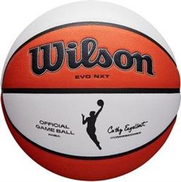 ΜΠΑΛΑ WNBA OFFICIAL GAME BALL ΠΟΡΤΟΚΑΛΙ/ΛΕΥΚΗ (6) WILSON