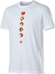 M TOKYO 2021 TECH TEE WRA811101-WH ΛΕΥΚΟ WILSON