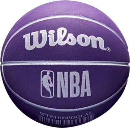 NBA DRIBBLER BSKT LA LAKERS MINI WTB1100PDQLAL ΜΩΒ WILSON από το ZAKCRET SPORTS