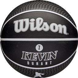 NBA PLAYER ICON - OUTDOOR - SIZE 7 KEVIN WZ4006001XB7 ΜΑΥΡΟ WILSON από το ZAKCRET SPORTS
