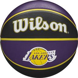 NBA TEAM TRIBUTE BSKT LA LAKERS SIZE 7 WTB1300XBLAL Ο-C WILSON από το ZAKCRET SPORTS