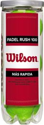 PADEL RUSH 100 3BALL WRT136500 ΚΙΤΡΙΝΟ WILSON