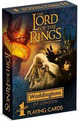 : WADDINGTONS NO.1 - THE LORD OF THE RINGS PLAYING CARDS WINNING MOVES