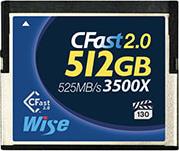 WI-CFAST-5120 3500X BLUE 512GB CFAST 2.0 MEMORY CARD WISE