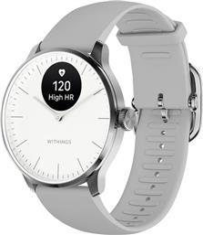 SCANWATCH 2 37MM WHITE & SILVER SMARTWATCH WITHINGS από το ΚΩΤΣΟΒΟΛΟΣ