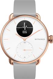 WHITE GOLD 38MM SMARTWATCH WITHINGS