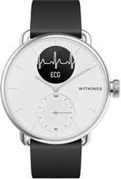 WHITE-SILVER 38MM SMARTWATCH WITHINGS
