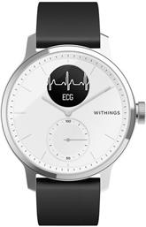 WHITE-SILVER 42MM SMARTWATCH WITHINGS