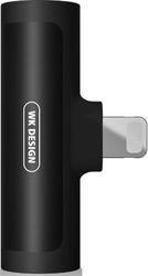 ADAPTOR 2IN1 LIGHTNING TO 2XFEMALE LIGHTNING WDC-094I BLACK WK