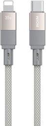 CHARGING CABLE 35W PD TYPE-C/I6 GREY 1M WDC-47 WK