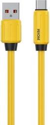 CHARGING CABLE 66W TYPE-C YELLOW 1M WDC-27A WK