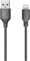 CHARGING CABLE I6 BLACK 2M FULL SPEED PRO WDC-092 2.4A WK