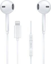 EARPHONE Y19 MAX LIGHTNING WHITE WK