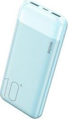 POWER BANK 10000MAH 10W USBX2 BLUE WP-01 WK