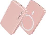 POWER BANK MAGNETIC WIRELESS 10000MAH 20W PDX1 PINK WP-45 WK