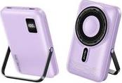 POWER BANK MAGNETIC WIRELESS 10000MAH 20W PDX1 PURPLE WP-17 WK