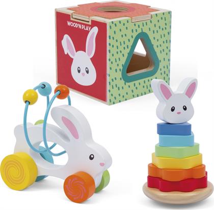 WOOD' N PLAY ΣΕΤ ΔΡΑΣΤΗΡΙΟΤΗΤΩΝ 3 ΣΕ 1 WOOD N PLAY
