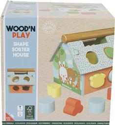 WOOD' N PLAY ΞΥΛΙΝΟ ΣΠΙΤΑΚΙ ΜΕ ΣΧΗΜΑΤΑ WOOD N PLAY