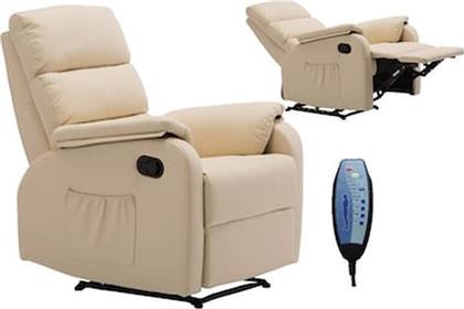 ΠΟΛΥΘΡΟΝΑ COMFORT RELAX ΔΕΡΜΑΤΙΝΗ ΜΠΕΖ C34819 WOODWELL