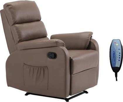 ΠΟΛΥΘΡΟΝΑ COMFORT RELAX ΔΕΡΜΑΤΙΝΗ CAPPUCCINO C34820 WOODWELL