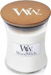 ΑΡΩΜΑΤΙΚΟ ΚΕΡΙ ΣΕ ΓΥΑΛΙΝΟ ΔΟΧΕΙΟ SMALL ''LINEN'' - 98135E WOODWICK