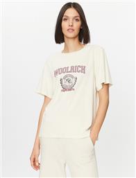 T-SHIRT IVY CFWWTE0080FRUT3333 ΕΚΡΟΥ REGULAR FIT WOOLRICH