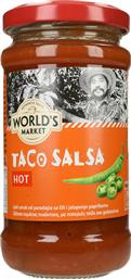 ΣΑΛΤΣΑ TACO HOT ΠΙΚΑΝΤΙΚΗ 230G WORLDS MARKET