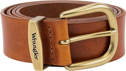 ΑΝΔΡΙΚΗ ΔΕΡΜΑΤΙΝΗ ΖΩΝΗ ΜΕ LOGO - 112352693 ΤΑΜΠΑ WRANGLER