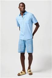 ΑΝΔΡΙΚΗ ΒΕΡΜΟΥΔΑ DENIM ''FRONTIER FROST'' - 112362492 DENIM BLUE WRANGLER
