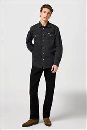 ΑΝΔΡΙΚΟ DENIM ΠΟΥΚΑΜΙΣΟ ''WESTERN RINSE BLACK'' REGULAR FIT - 112362906 ΜΑΥΡΟ WRANGLER