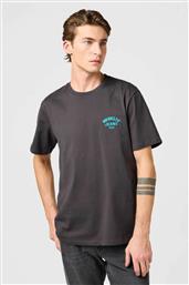 ΑΝΔΡΙΚΟ T-SHIRT ΜΕ LOGO PRINT ''SMALL LOGO TEE FADED BLACK'' - 112362800 ΑΝΘΡΑΚΙ WRANGLER