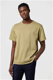 ΑΝΔΡΙΚΟ T-SHIRT ΜΟΝΟΧΡΩΜΟ ΜΕ ΚΕΝΤΗΜΕΝΟ ΛΟΓΟΤΥΠΟ ''SOLID'' RELAXED FIT - 112371504 ΛΑΔΙ WRANGLER