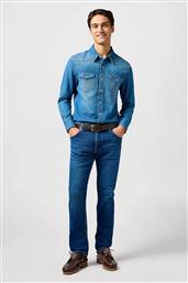 ΑΝΔΡΙΚΟ ΤΖΙΝ ΠΑΝΤΕΛΟΝΙ MEDIUM STRETCH ''GREENSBORO DANDELION SUMMER'' - 112364419 DENIM BLUE WRANGLER