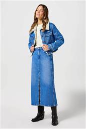 ΓΥΝΑΙΚΕΙΑ MAXI ΦΟΥΣΤΑ DENIM ΠΕΝΤΑΤΣΕΠΗ ΜΕ ΑΝΟΙΓΜΑ REGULAR FIT - 112356425 DENIM BLUE WRANGLER