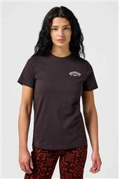 ΓΥΝΑΙΚΕΙΟ T-SHIRT ΜΕ ΚΕΝΤΗΜΕΝΟ LOGO LETTERING REGULAR FIT - 112356430 ΚΑΦΕ WRANGLER