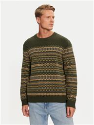 ΠΟΥΛΟΒΕΡ FAIRISLE 112357294 ΠΡΑΣΙΝΟ RELAXED FIT WRANGLER