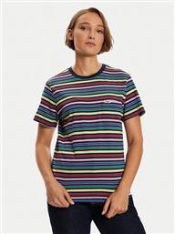 T-SHIRT STRIPE 112356456 ΕΓΧΡΩΜΟ REGULAR FIT WRANGLER από το MODIVO