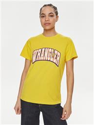 T-SHIRT VARSITY 112350189 ΚΙΤΡΙΝΟ REGULAR FIT WRANGLER