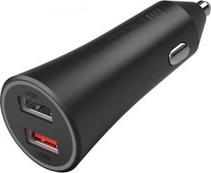 GDS4147GL MI DUAL USB 37W QUICK CAR CHARGER GDS4147GL BLACK XIAOMI