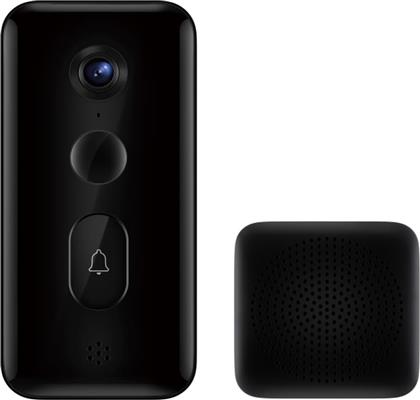 ΚΟΥΔΟΥΝΙ ΠΟΡΤΑΣ SMART DOORBELL 3 ΜΕ ΑΜΦΙΔΡΟΜΗ ΕΠΙΚΟΙΝΩΝΙΑ ΗΧΟΥ - ΜΑΥΡΟ XIAOMI