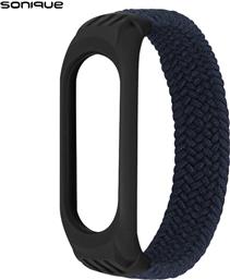 ΛΟΥΡΑΚΙ BRAIDED ΓΙΑ MI BAND 3/MI SMART BAND 4/5/6 - ΣΚΟΥΡΟ ΜΠΛΕ XIAOMI