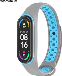 ΛΟΥΡΑΚΙ SPORT ΓΙΑ MI BAND 3/MI SMART BAND 4 - ΓΚΡΙ / ΓΑΛΑΖΙΟ XIAOMI